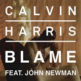 Download or print Calvin Harris Blame (feat. John Newman) Sheet Music Printable PDF -page score for Pop / arranged Piano, Vocal & Guitar SKU: 119671.