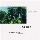 Download or print Calvin Harris Slide (feat. Frank Ocean & Migos) Sheet Music Printable PDF -page score for Pop / arranged Piano, Vocal & Guitar (Right-Hand Melody) SKU: 124193.