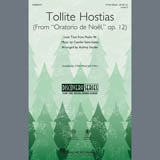 Download or print Camille Saint-Saens Tollite Hostias (arr. Audrey Snyder) Sheet Music Printable PDF -page score for Christmas / arranged 3-Part Mixed Choir SKU: 407417.