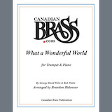 Download or print Canadian Brass What A Wonderful World Sheet Music Printable PDF -page score for Jazz / arranged Trumpet and Piano SKU: 1611523.