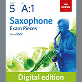 Download or print Carl Baermann Tarantella (from Vollständige Clarinett-Schule)(Grade 5 A1, the ABRSM Saxophone syllabus from 2022) Sheet Music Printable PDF -page score for Classical / arranged Alto Sax Solo SKU: 494053.