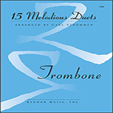 Download or print Carl Strommen 15 Melodious Duets Sheet Music Printable PDF -page score for Instructional / arranged Brass Ensemble SKU: 411983.