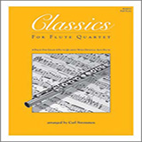 Download or print Carl Strommen Classics For Flute Quartet - Full Score Sheet Music Printable PDF -page score for Unclassified / arranged Wind Ensemble SKU: 125015.