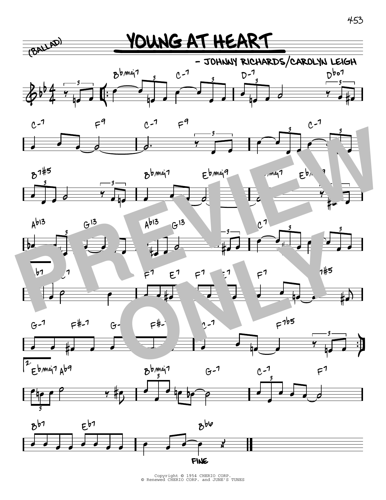 Download Carolyn Leigh Young At Heart [Reharmonized version] (arr. Jack Grassel) Sheet Music and learn how to play Real Book – Melody & Chords PDF digital score in minutes