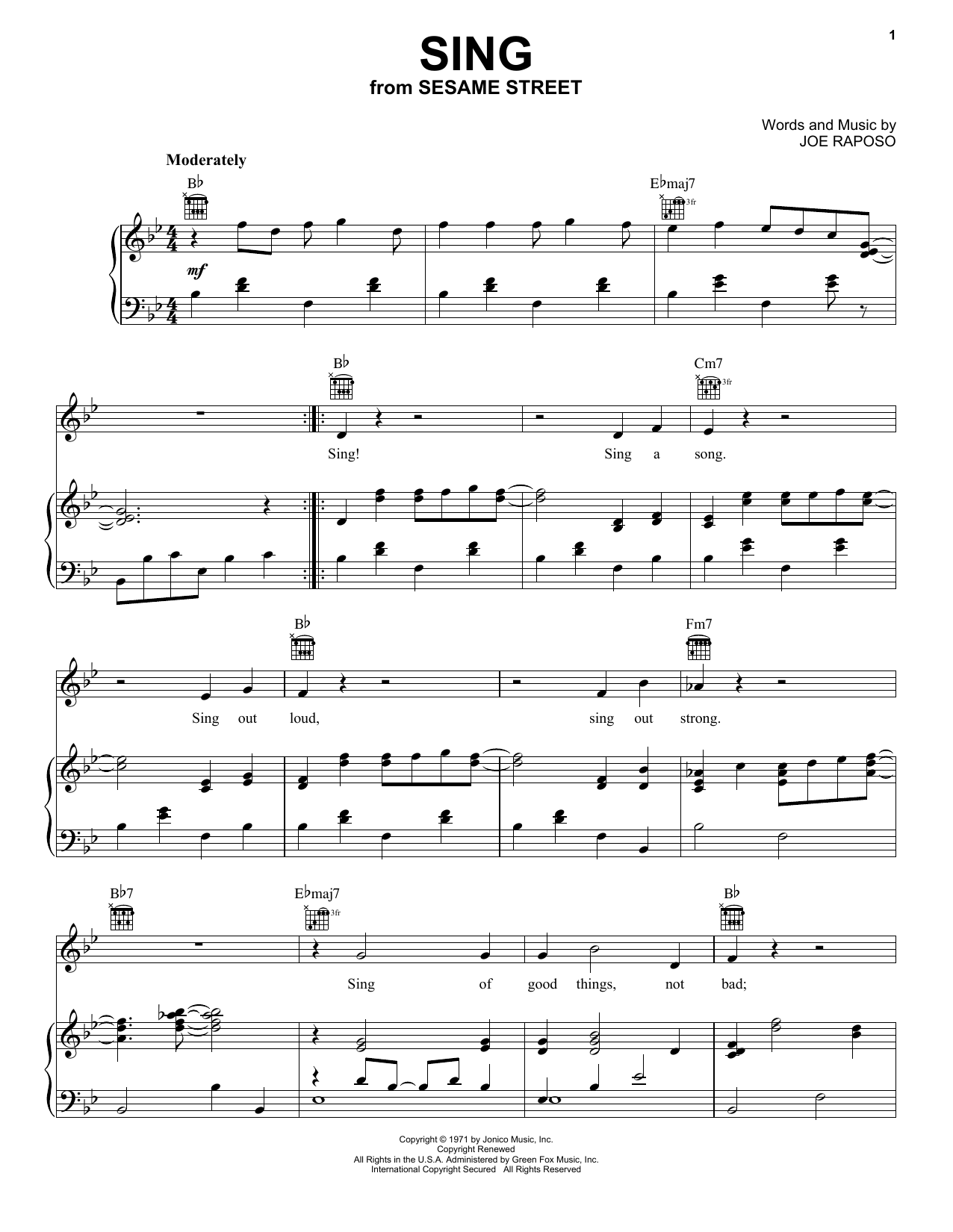 Download The Carpenters Sing Sheet Music and learn how to play Trumpet PDF digital score in minutes