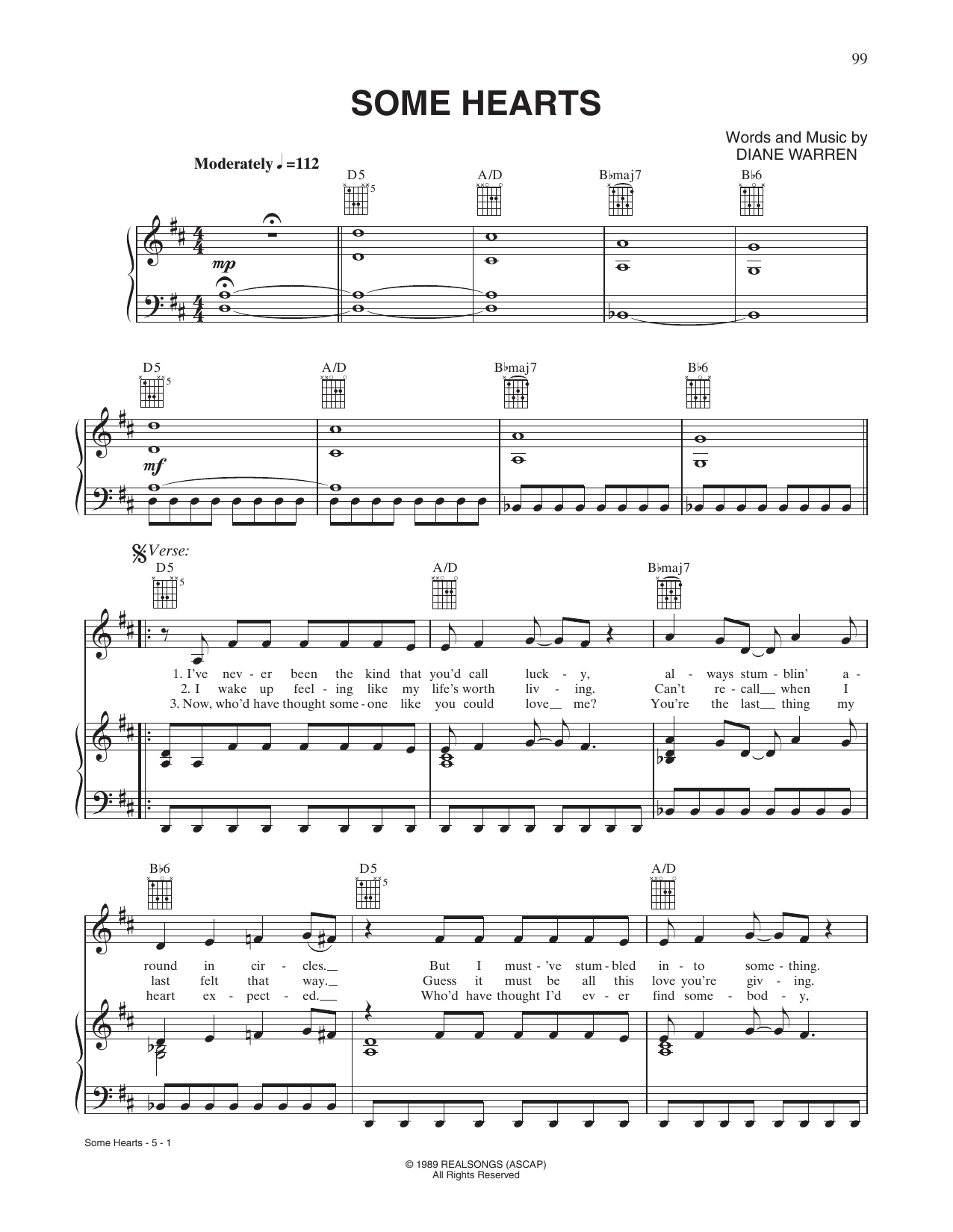 Download Carrie Underwood Some Hearts Sheet Music and learn how to play Piano, Vocal & Guitar Chords (Right-Hand Melody) PDF digital score in minutes