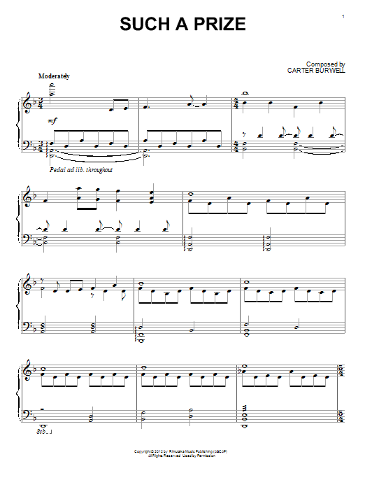 Download Carter Burwell Such A Price Sheet Music and learn how to play Piano PDF digital score in minutes