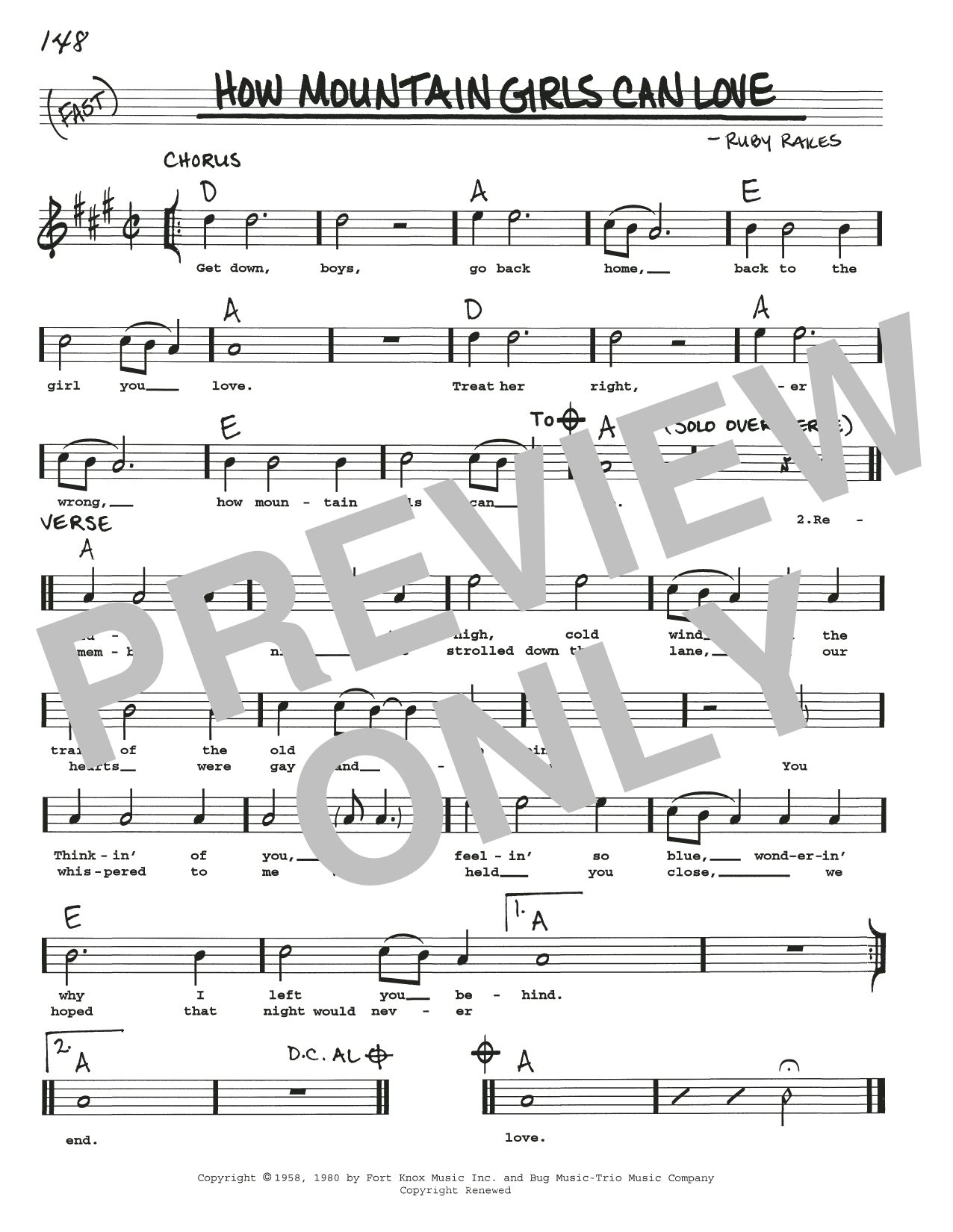 Download Carter Stanley How Mountain Girls Can Love Sheet Music and learn how to play Real Book – Melody, Lyrics & Chords PDF digital score in minutes