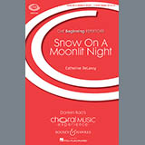 Download or print Catherine Delanoy Snow On A Moonlit Night Sheet Music Printable PDF -page score for Classical / arranged 2-Part Choir SKU: 154129.