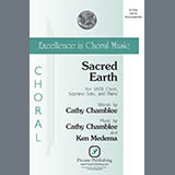 Download or print Cathy Chamblee Sacred Earth Sheet Music Printable PDF -page score for Traditional / arranged SATB Choir SKU: 1505661.