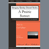 Download or print Cecil Effinger A Prairie Sunset Sheet Music Printable PDF -page score for Concert / arranged SATB Choir SKU: 430943.