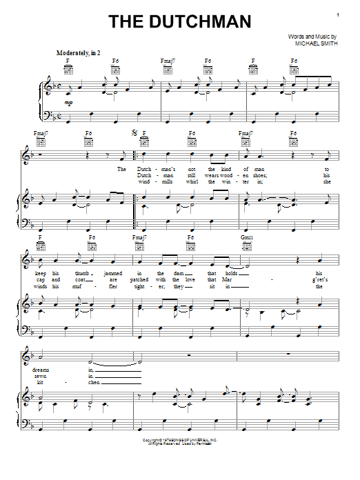 Download Celtic Thunder The Dutchman Sheet Music and learn how to play Piano, Vocal & Guitar (Right-Hand Melody) PDF digital score in minutes