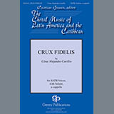 Download or print Cesar Alejandro Carillo Crux Fidelis (ed. Cristian Grases) Sheet Music Printable PDF -page score for Concert / arranged SATB Choir SKU: 431087.