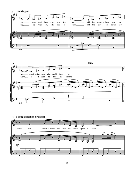 Download Charles Miller & Kevin Hammonds Sail Me There (from Hope) Sheet Music and learn how to play Piano & Vocal PDF digital score in minutes