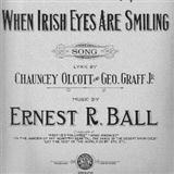 Download or print Ernest Ball When Irish Eyes Are Smiling Sheet Music Printable PDF -page score for Folk / arranged Piano, Vocal & Guitar (Right-Hand Melody) SKU: 17393.