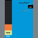 Download or print Chen Yi Spring Festival - F Horn Sheet Music Printable PDF -page score for Concert / arranged Concert Band SKU: 406123.