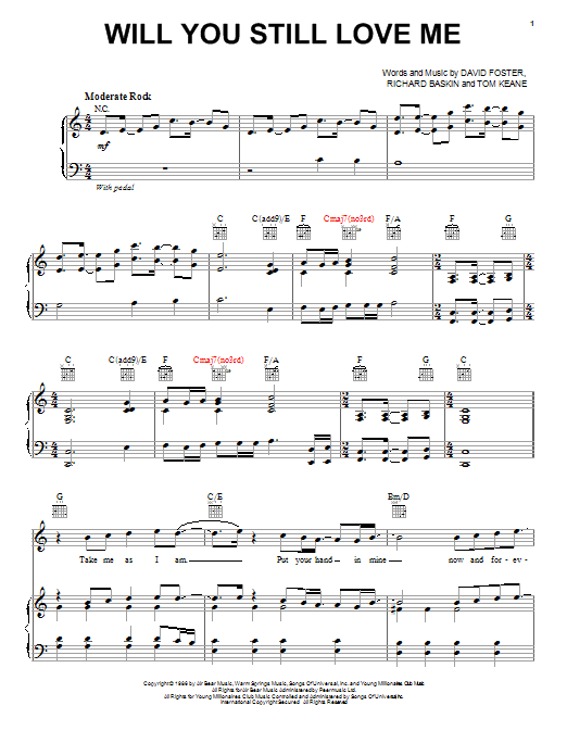 Download Chicago Will You Still Love Me Sheet Music and learn how to play Ukulele PDF digital score in minutes
