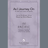 Download or print Chris Maunu As I Journey On Sheet Music Printable PDF -page score for Traditional / arranged SAB Choir SKU: 1505662.