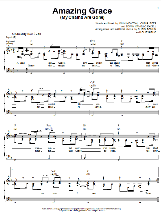 Download Chris Tomlin Amazing Grace (My Chains Are Gone) Sheet Music and learn how to play Alto Sax Solo PDF digital score in minutes