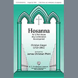 Download or print Christian Gregor Hosanna (arr. James Christian Pfohl) Sheet Music Printable PDF -page score for Sacred / arranged 2-Part Choir SKU: 431059.
