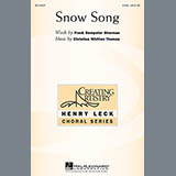 Download or print Christina Whitten Thomas Snow Song Sheet Music Printable PDF -page score for Concert / arranged 2-Part Choir SKU: 94824.
