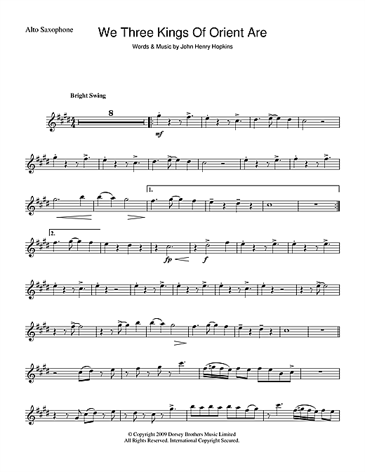 Download Christmas Carol We Three Kings Of Orient Are Sheet Music and learn how to play Lyrics & Chords PDF digital score in minutes