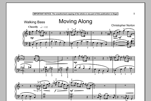 Download Christopher Norton Moving Along Sheet Music and learn how to play Piano PDF digital score in minutes
