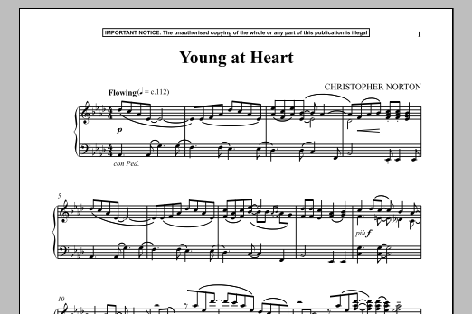 Download Christopher Norton Young At Heart Sheet Music and learn how to play Piano PDF digital score in minutes