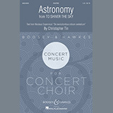 Download or print Christopher Tin Astronomy (from To Shiver The Sky) Sheet Music Printable PDF -page score for Concert / arranged SSATBB Choir SKU: 466483.