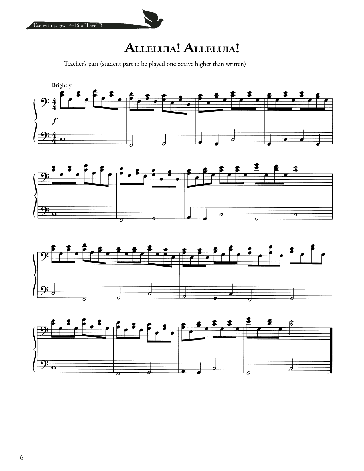 Download Christopher Wordsworth Alleluia! Alleluia! Sheet Music and learn how to play Piano Method PDF digital score in minutes
