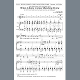 Download or print Civil War Tune When Johnny Comes Marching Home (arr. Dan Davison) Sheet Music Printable PDF -page score for Traditional / arranged SATB Choir SKU: 517712.