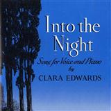 Download or print Clara Edwards Into The Night Sheet Music Printable PDF -page score for American / arranged Piano & Vocal SKU: 170671.