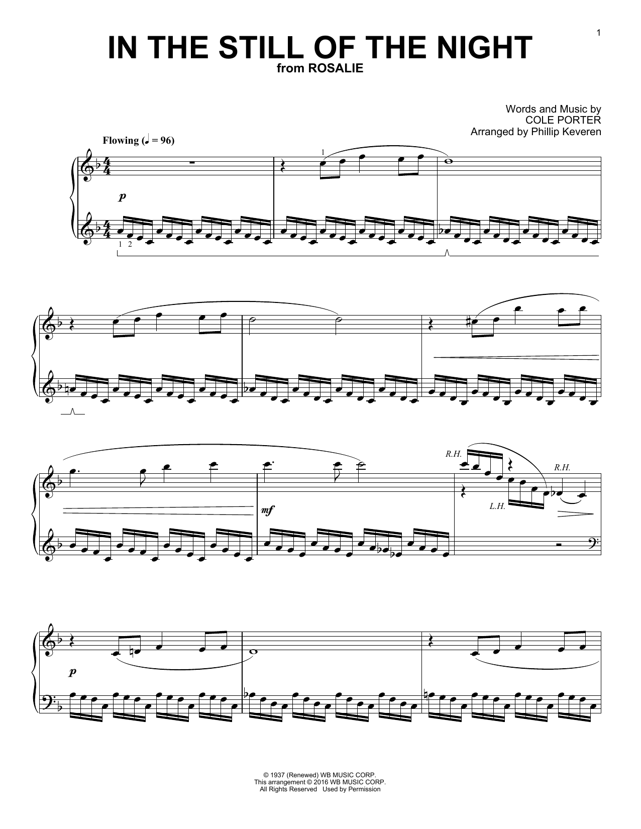 Download Phillip Keveren In The Still Of The Night Sheet Music and learn how to play Piano PDF digital score in minutes