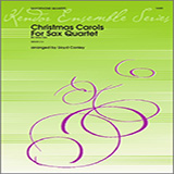 Download or print Conley Christmas Carols For Sax Quartet - Bb Tenor Sax Sheet Music Printable PDF -page score for Unclassified / arranged Wind Ensemble SKU: 124805.