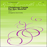 Download or print Conley Christmas Carols For Sax Quartet/Conductor's Score Sheet Music Printable PDF -page score for Unclassified / arranged Wind Ensemble SKU: 124806.