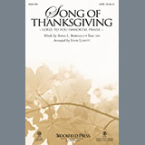 Download or print Conrad Kocher Song Of Thanksgiving (Lord, to You Immortal Praise) (arr. John Leavitt) Sheet Music Printable PDF -page score for Sacred / arranged SATB Choir SKU: 450064.