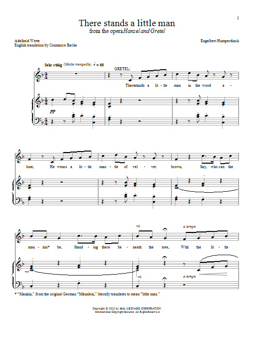 Download Constance Bache There Stands A Little Man Sheet Music and learn how to play Piano & Vocal PDF digital score in minutes