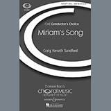 Download or print Craig Kenath Sandford Miriam's Song Sheet Music Printable PDF -page score for Concert / arranged SATB SKU: 71275.