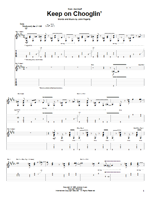 Download Creedence Clearwater Revival Keep On Chooglin' Sheet Music and learn how to play Ukulele PDF digital score in minutes