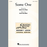Download or print Cristi Cary Miller Some One Sheet Music Printable PDF -page score for Festival / arranged 2-Part Choir SKU: 1236194.