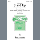 Download or print Cynthia Erivo Stand Up (from Harriet) (arr. Rollo Dilworth) Sheet Music Printable PDF -page score for Gospel / arranged 3-Part Mixed Choir SKU: 521180.