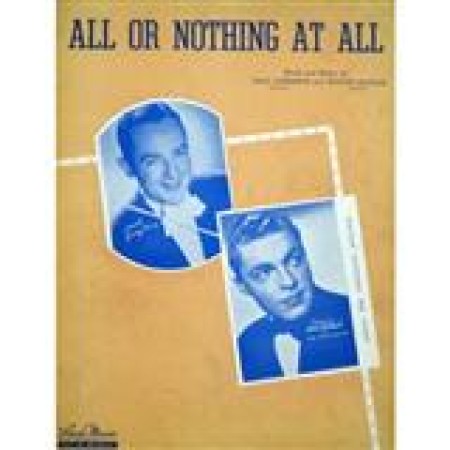 Frank Sinatra All Or Nothing At All Piano, Vocal & Guitar (Right-Hand Melody) Jazz