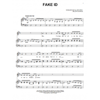 Fake Id Sheet Music