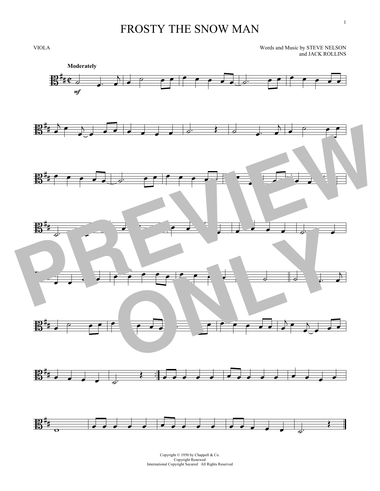 Download Gene Autry "Frosty The Snowman" Sheet Music Notes, Chords ...