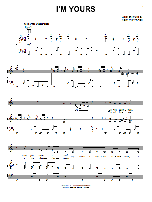 keke-palmer-i-m-yours-sheet-music-notes-download-printable-pdf
