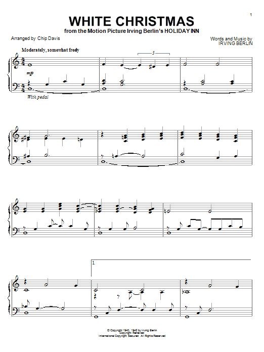 Mannheim Steamroller "White Christmas" Sheet Music Notes | Download Printable PDF Score
