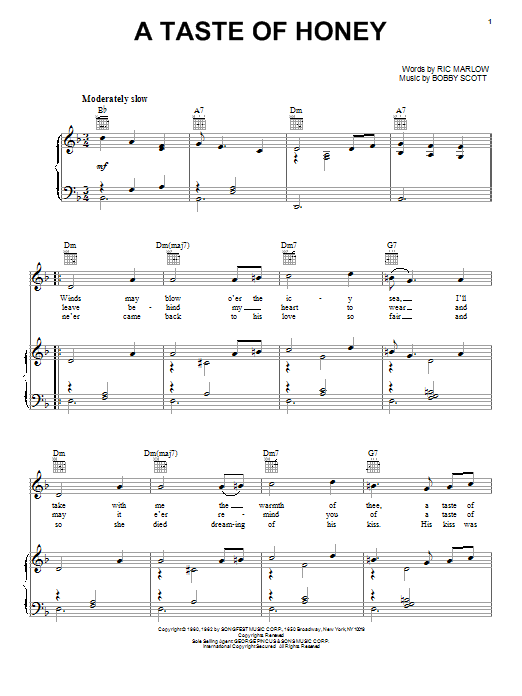 A taste of honey. Beatles "taste of Honey". A taste of Honey Ноты. A taste of Honey Битлз Ноты для гитары. ABBA Honey Honey Guitar Accords.