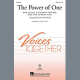 Download or print Dan Davison The Power Of One Sheet Music Printable PDF -page score for Concert / arranged 2-Part Choir SKU: 98129.
