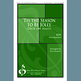 Download or print Dan Davison 'Tis The Season To Be Jolly (Deck The Halls) Sheet Music Printable PDF -page score for Concert / arranged SSA Choir SKU: 1319390.