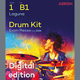 Download or print Daniel Bond Laguna (Grade 1, list B1, from the ABRSM Drum Kit Syllabus 2024) Sheet Music Printable PDF -page score for Classical / arranged Drums SKU: 1527075.